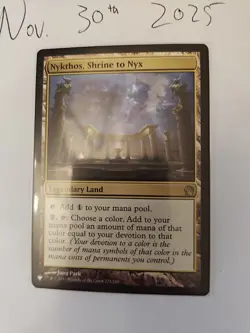MTG Nykthos Shrine to Nyx Theros Legendary Land NM Unplayed - Image 3