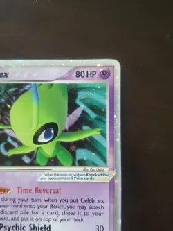 Pokemon Celebi EX 17/17 POP Series 2 Promo Holo Rare - Image 4