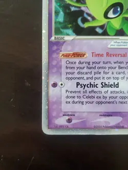 Pokemon Celebi EX 17/17 POP Series 2 Promo Holo Rare - Image 5