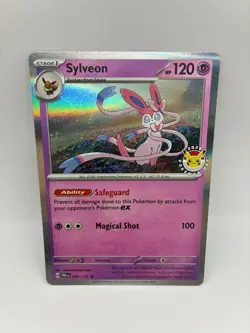 *Stamped* Sylveon - PRE 40/131 - 2025 Pokemon Day Promo - NM+ - Pokemon TCG - Image 1