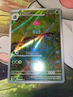 Ivysaur/Herbizarre 167/165 AR - Carte Pokemon 151 - Secrete - NM - Image 1