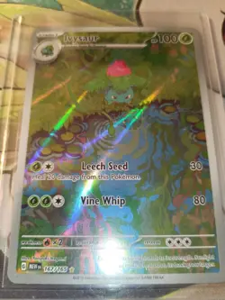 Ivysaur/Herbizarre 167/165 AR - Carte Pokemon 151 - Secrete - NM - Image 2