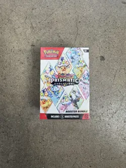 Pokemon TCG Scarlet & Violet Prismatic Evolutions Booster Bundle 6 Packs NEW - Image 1