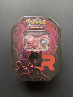Pokemon TCG - S&V - Team Rocket Tin - Mewtwo - New & Sealed - Image 1