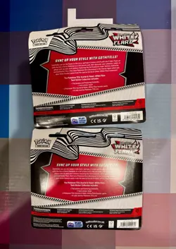 Pokemon White Flare Tech Sticker Collection Set factory sealed - Image 2