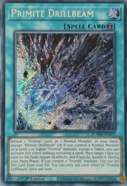 Primite Drillbeam - BLMM-EN173 - Secret Rare - 1st Edition YuGiOh TCG Card - Image 1
