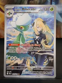 Cynthia's Roserade 184/182 Sv10: Destined Rivals Pokemon Card - Image 2