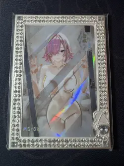 Goddess Reiju Diamond Card Metal Shower Waifu Doujin Case Prize One Piece - Image 1