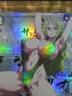 MONET One Piece Waifu Goddess Manga Card CUSTOM MADE Black label - Image 4