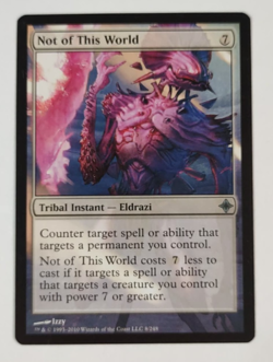 Not of This World 8/248 Rise of the Eldrazi Magic The Gathering MTG Card LP - Image 1