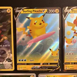 Pokemon TCG Pikachu Card Lot #2 (5 Total) - Image 3