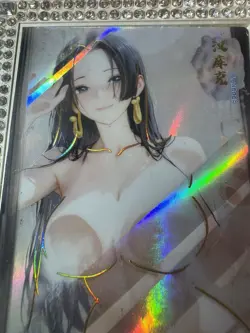 Goddess Boa Hancock Diamond Card Metal Shower Waifu Doujin Case Prize One Piece - Image 2