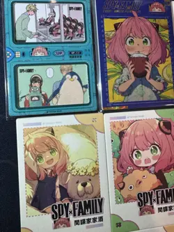 Goddess Story 9 x Character Collectible Cards CCG Spy Family Anya Forger CCG - Image 2