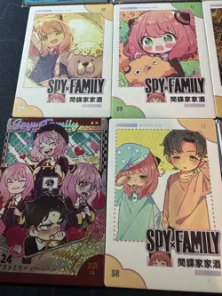 Goddess Story 9 x Character Collectible Cards CCG Spy Family Anya Forger CCG - Image 5