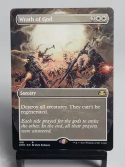 Magic The Gathering - Dominaria Remastered - Wrath of God - Borderless - Image 1