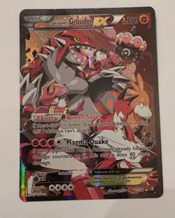 Pokemon TCG Team Magma's Groudon EX 15/34 Double Crisis Holo Rare - Image 1