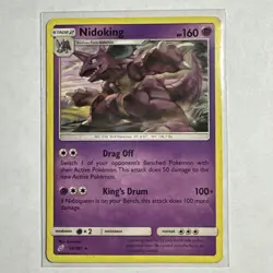 Nidoking 59/181 Regular Non-Holo SM - Team Up Pokemon TCG LP - Image 1