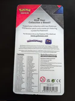 Pokemon Cosmic Eclipse & Chilling Reign 2 Pack Blister w/ Pin - NEW - Image 2