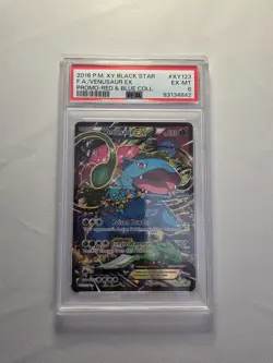 Pokemon 2016 Black Star Promo Venusaur EX #XY123 PSA 6 - Image 1