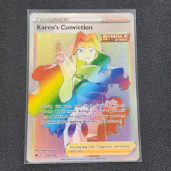 Karen's Conviction - 216/198 - Secret Rare - Chilling Reign - Pokemon - NM/M - Image 1