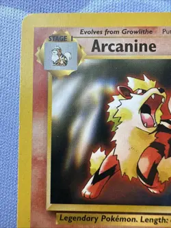 ARCANINE Vintage Black Star Promo #6!! - Rare Non-Holo - Pokemon 2000 - Image 3