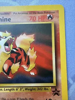 ARCANINE Vintage Black Star Promo #6!! - Rare Non-Holo - Pokemon 2000 - Image 4