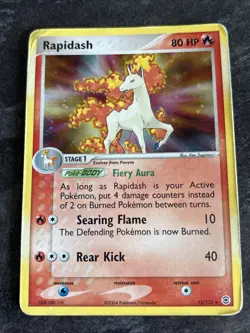 Rapidash Holo 13/112 Pokemon EX Fire Red Leaf Green - Image 1