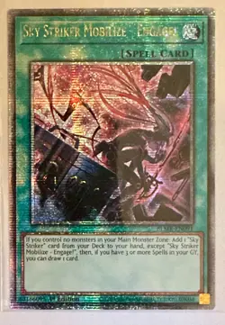 Yu-Gi-Oh! Sky Striker Mobilize - Engage! BLMR-EN091 Quarter Century Secret Rare - Image 1