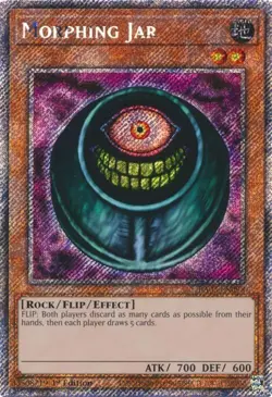 Yu-Gi-Oh! Morphing Jar RA03-EN098 Platinum Secret Rare - Image 1