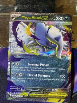 Mega Absol ex 086/132 Eng Double Rare Mega Evolution NM TCG Pokemon Card - Image 1