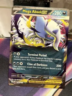 Mega Absol ex 086/132 Eng Double Rare Mega Evolution NM TCG Pokemon Card - Image 2