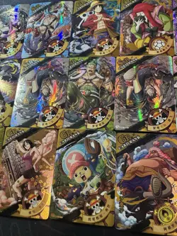 One Piece Set of 18 Collectible Character Anime SSR SR Cards CCG Luffy Sanji - Image 3