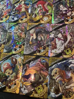 One Piece Set of 18 Collectible Character Anime SSR SR Cards CCG Luffy Sanji - Image 4
