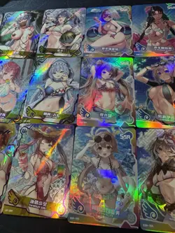 Goddess Story Waifu Bikini 18 x Character Doujin Cards Maiden Girl Party SSR UR - Image 4