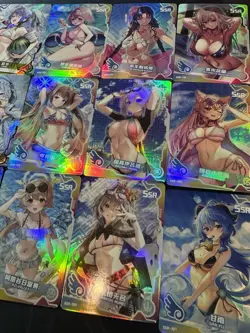 Goddess Story Waifu Bikini 18 x Character Doujin Cards Maiden Girl Party SSR UR - Image 5