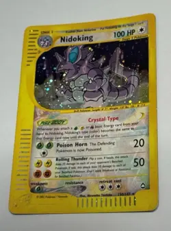 Pokemon Card-Nidoking-Holo-Aquapolis-150/147-Crystal-ENG-LP - Image 1