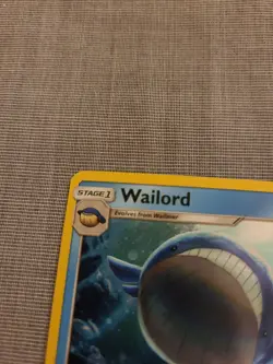 Pokemon Card Wailord Cosmos Holo 40/168 Stage 1 Water 2018 TCG - Image 5