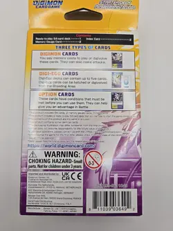 Bandai Digimon Card Game Starter Deck-Parallel World Tactician NM - Image 2