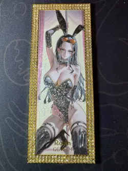 Goddess Bunny Robin Diamond Card Metal Bikini Waifu Doujin Numbered One Piece - Image 1
