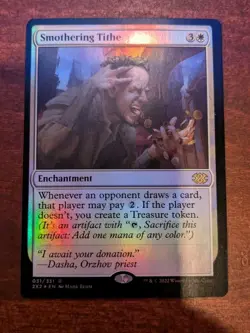 MTG: Smothering Tithe FOIL #31, NM Double Masters 2022 Chase Enchantment Card!! - Image 2