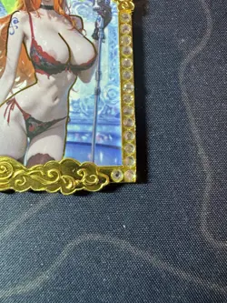Goddess Nami Singer Diamond Metal Card Waifu Doujin Case Prize One Piece - Image 5