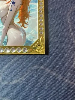 Goddess Nami Diamond Card Metal Beach Waifu Doujin Case Prize One Piece - Image 4