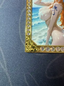Goddess Nami Diamond Card Metal Beach Waifu Doujin Case Prize One Piece - Image 5