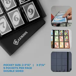 Card Binder | Card Folder with 360 Double Side Loading Pockets - Card Collect... - Image 5