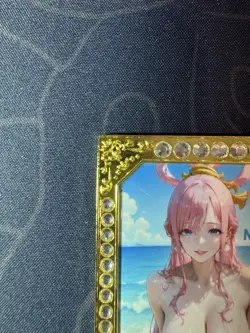 Goddess Shirahoshi Diamond Card Metal Beach Waifu Doujin Case Prize One Piece - Image 2
