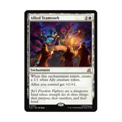 WOTC Avatar: The Last Airbender: Eternal-Legal Allied Teamwork (R) (Foil) NM - Image 1