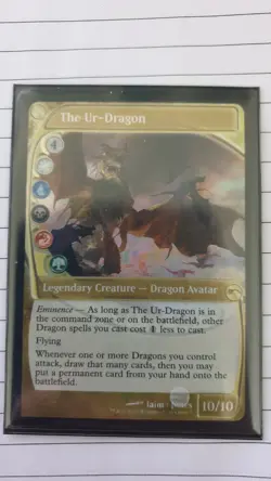 MTG Future Sight Foil - The Ur-Dragon - Secret Lair [Good Condition] - Image 1
