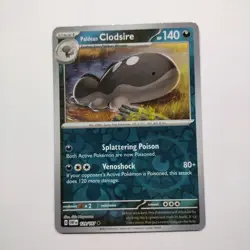 Pokemon Paldean Clodsire 129/197 Reverse Holo Obsidian Flames NM - Image 1