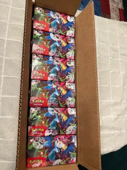 Pokemon Phantasmal Flames Non-Sealed Booster Box Case *Minor Damage* - Image 2