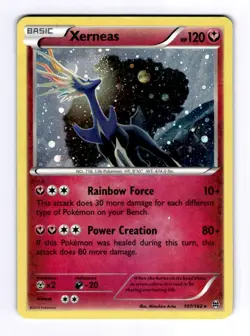 Xerneas - 107/162 (Cosmos Blister) SWIRL #107 (2020) Promo Holo LP Pokemon - Image 1